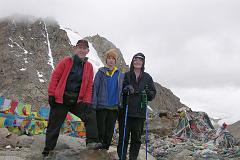 
Jerome Ryan, Peter Ryan, and Charlotte Ryan on the Kailash Dolma La (5636m) in 2006
